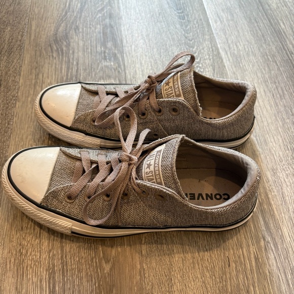 Converse Women's Grey-Brown All Star Sneakers - Picture 2 of 7